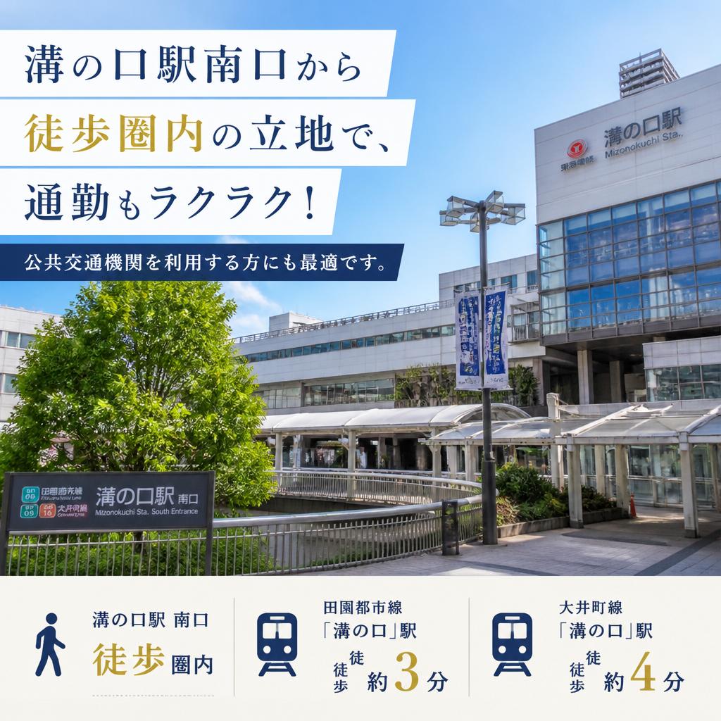 溝の口駅からのアクセスが便利